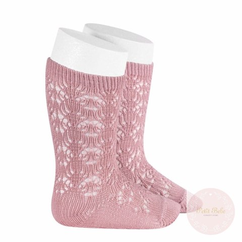 PODKOLANÓWKI AŻUROWE PERLE ROSA PALO PODKOLANÓWKI AŻUROWE PERLE ROSA PALO