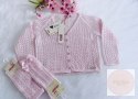 PODKOLANÓWKI AŻUROWE Z KOKARDĄ PERLE PINK PODKOLANÓWKI AŻUROWE Z KOKARDĄ PERLE PINK