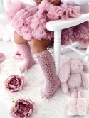 PODKOLANÓWKI OPENWORK SOFT ROSA PALO CONDOR #526 PODKOLANÓWKI OPENWORK SOFT ROSA PALO CONDOR #526