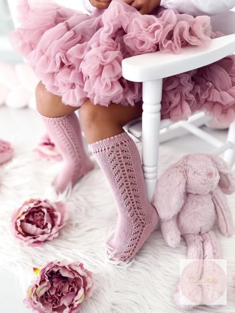 PODKOLANÓWKI OPENWORK SOFT ROSA PALO CONDOR #526 PODKOLANÓWKI OPENWORK SOFT ROSA PALO CONDOR #526