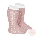 PODKOLANÓWKI OPENWORK SOFT ROSA PALO CONDOR #526 PODKOLANÓWKI OPENWORK SOFT ROSA PALO CONDOR #526