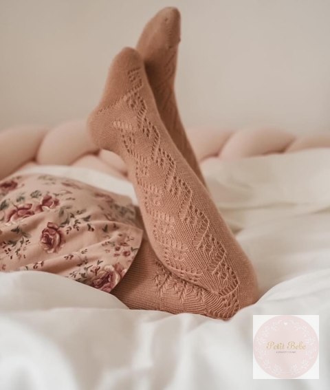 RAJSTOPY OPENWORK LANA WOOL OLD ROSE #964 RAJSTOPY OPENWORK LANA WOOL OLD ROSE #964