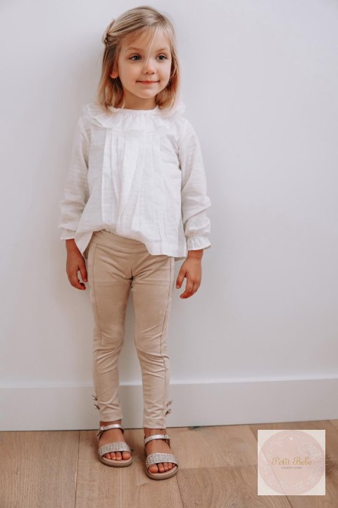 LEGGINSY SUEDE BEIGE LEGGINSY SUEDE BEIGE