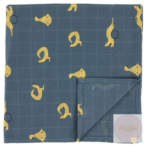 2szt. Muślinowe pieluszki Whippy weasel 110x110cm