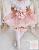 BLUZKA PINK LACE COLLAR BABY LAI KRÓTKI RĘKAWEK BLUZKA PINK LACE COLLAR BABY LAI KRÓTKI RĘKAWEK