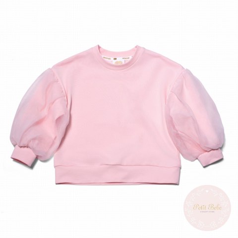 BLUZA PUF - PUDROWY RÓŻ MANUFAKTURA FALBANEK BLUZA PUF - PUDROWY RÓŻ MANUFAKTURA FALBANEK