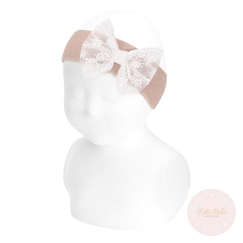 OPASKA Z KOKARDĄ CEREMONY CREAM - NATA CONDOR #202