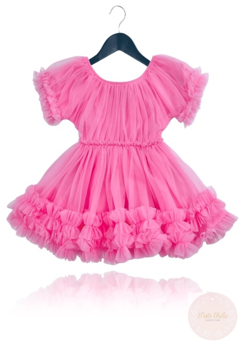 SUKIENKA TIULOWA GUMA BALONOWA LITTLE DOLLY FRILLY DRESS BUBBLEGUM SUKIENKA TIULOWA GUMA BALONOWA LITTLE DOLLY FRILLY DRESS BUBBLEGUM
