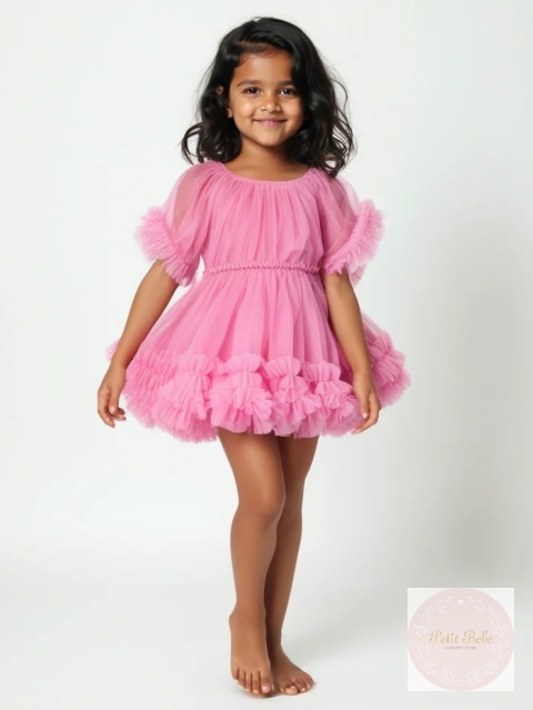 SUKIENKA TIULOWA GUMA BALONOWA LITTLE DOLLY FRILLY DRESS BUBBLEGUM SUKIENKA TIULOWA GUMA BALONOWA LITTLE DOLLY FRILLY DRESS BUBBLEGUM